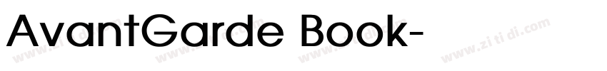 AvantGarde Book字体转换